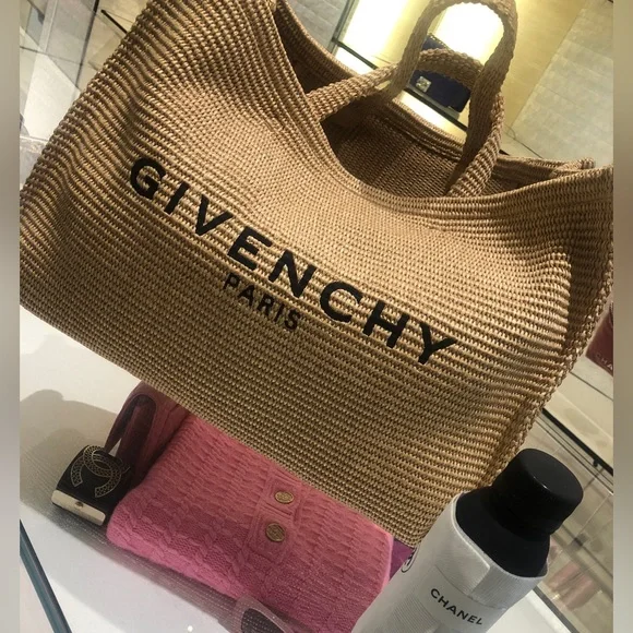 **No Longer for Sale** Givenchy Straw Tote Bag! Color sold out. Org price $990+. - Picture 4 of 6